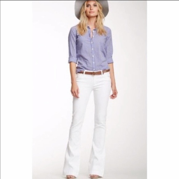 7 For All Mankind Denim - 7 for All Mankind Jiselle White Bootcut Jeans